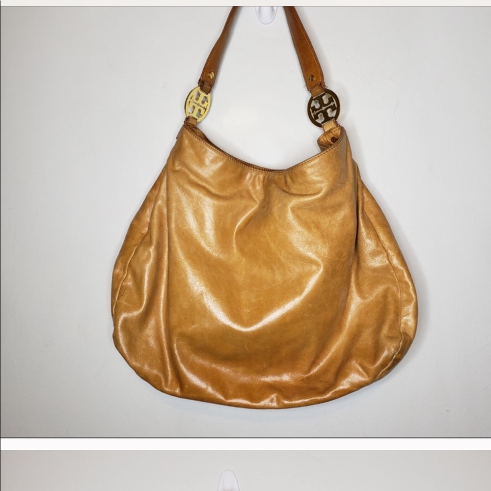 COPY - Tory Burch Tan Leather Hobo Bag